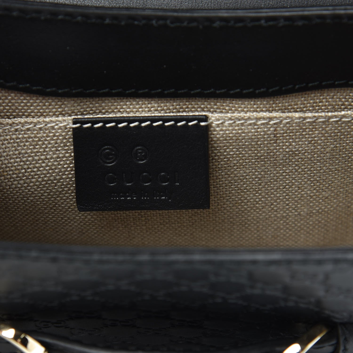 Gucci Microguccissima Mini Emily Shoulder Bag Black 6 of 10