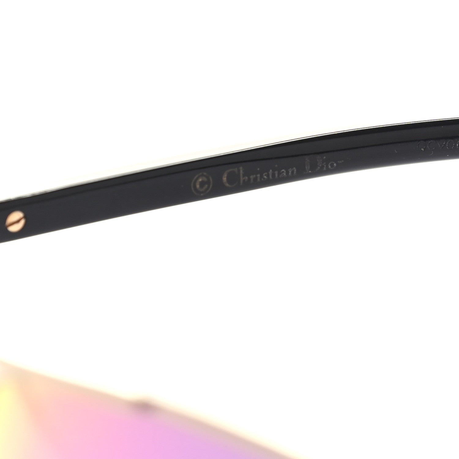 Christian Dior Metal Chicago 2 Aviator Sunglasses Purple 6 of 8
