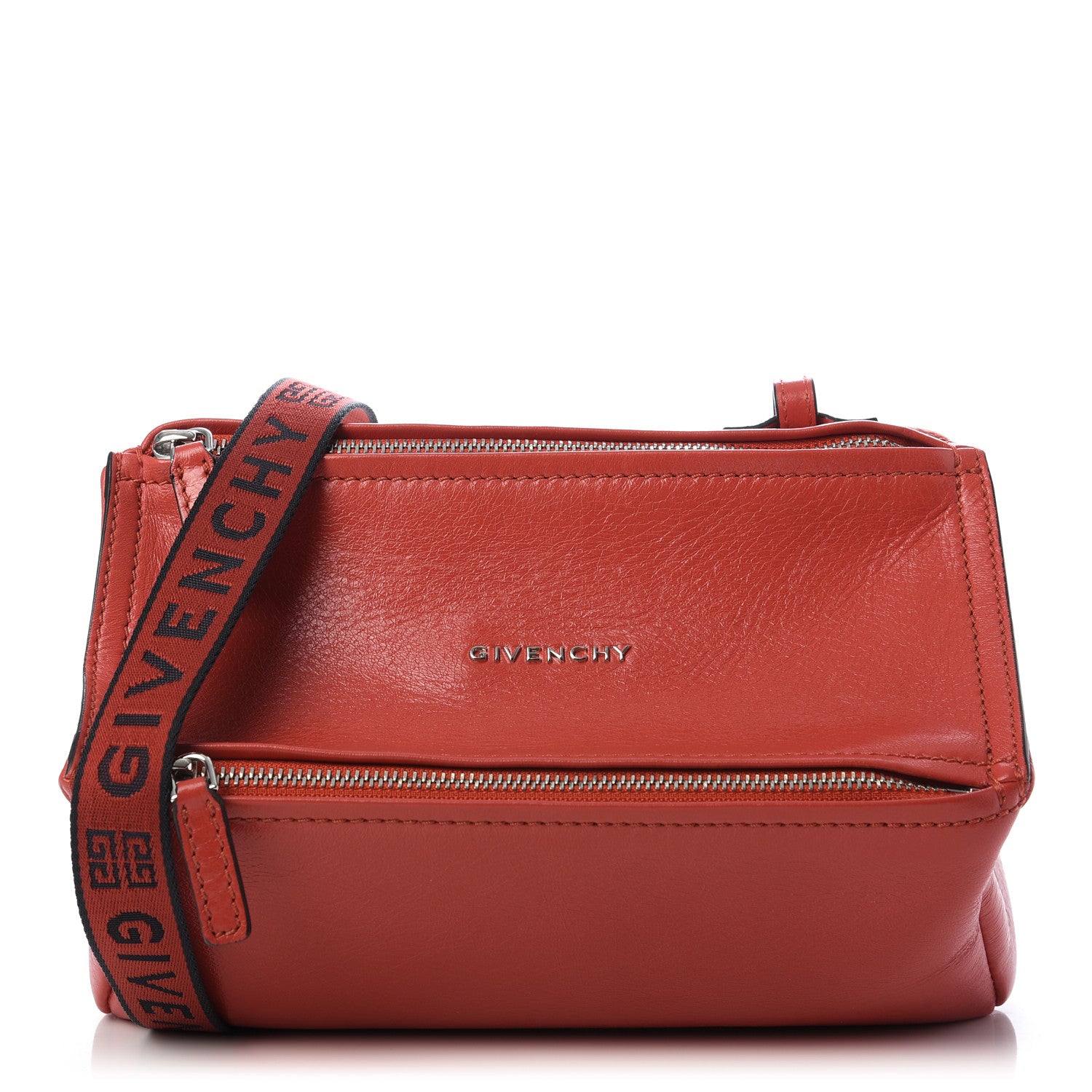 Givenchy Patent Lambskin 4G Mini Pandora Pop Red 1 of 10