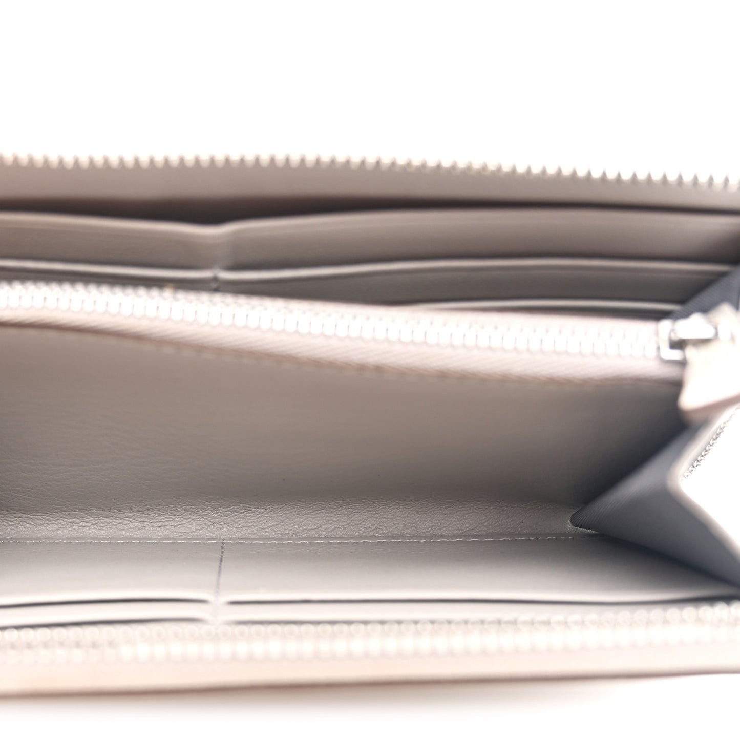 Calfskin Ottomar Monogram Klara Zip Wallet Dove
