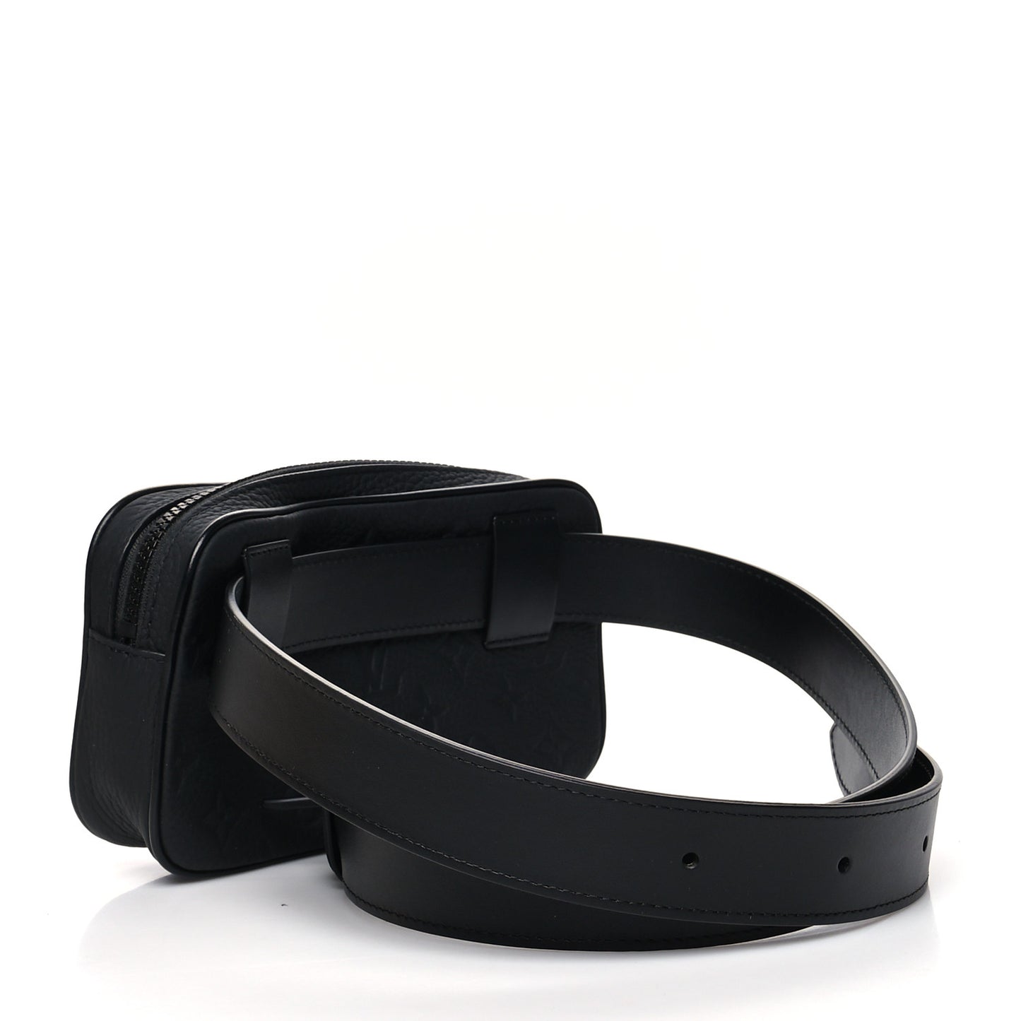 Taurillon Monogram Uniformes Solar Ray Soft Pochette Volga Belt Bag Black