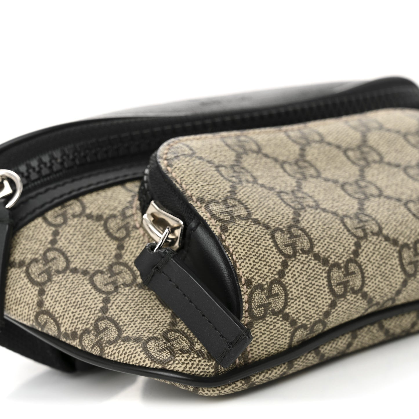 GG Supreme Monogram Belt Bag Black