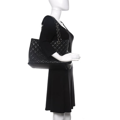 Chanel Caviar Quilted Grand Shopping Tote GST Black 2 of 9