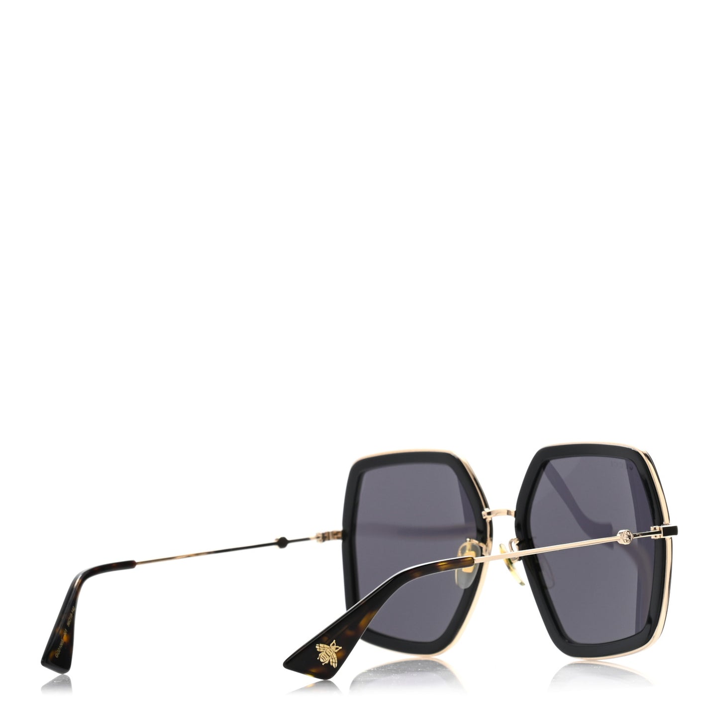 Acetate Oversize Square Frame GG0106S Sunglasses Black