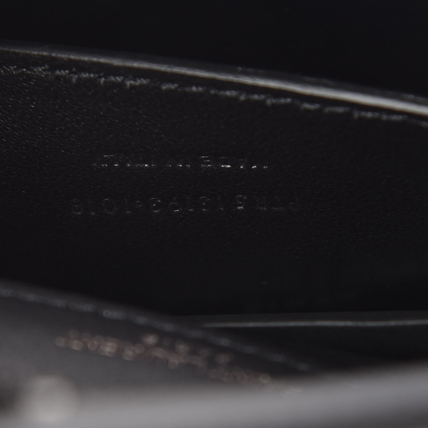 Saint Laurent Calfskin Monogram Clutch Black 8 of 10