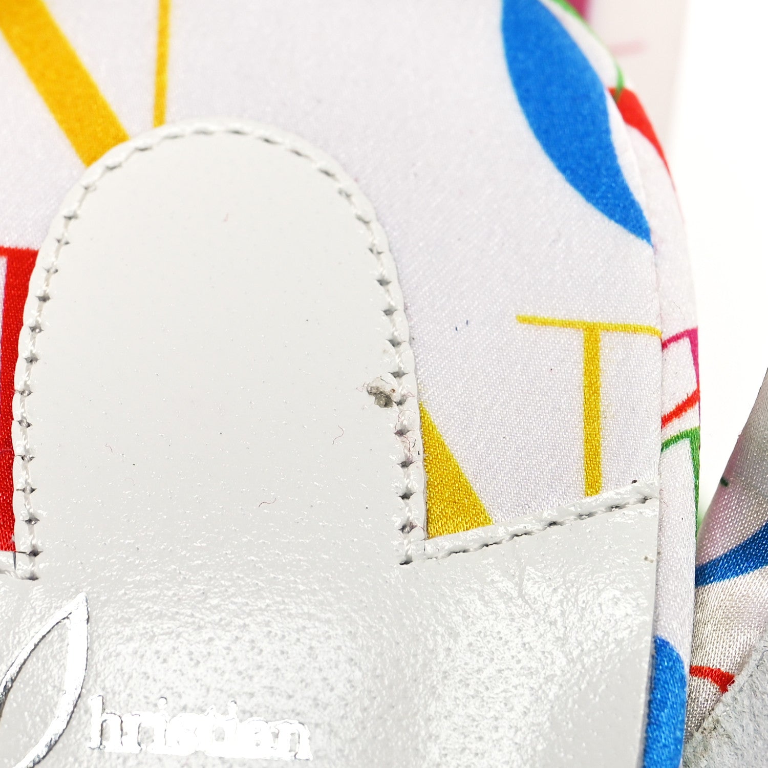 Christian Louboutin Crepe Satin ABC Du Desert 120 Sandal 37 Multicolor 8 of 9