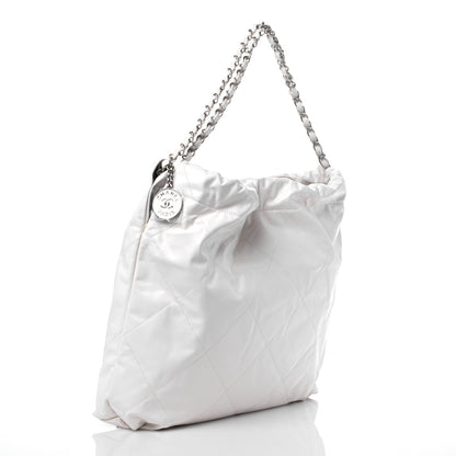 Chanel Shiny Calfskin Quilted Chanel 22 White 2 of 7