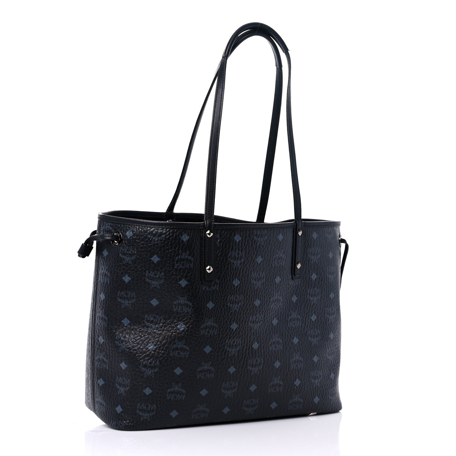 MCM Metallic Galaxy Visetos Medium Project Reversible Shopper Tote Black Multicolor 3 of 21