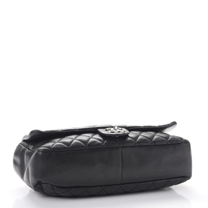 Chanel Lambskin Jumbo Coco Rain Flap Black 4 of 9