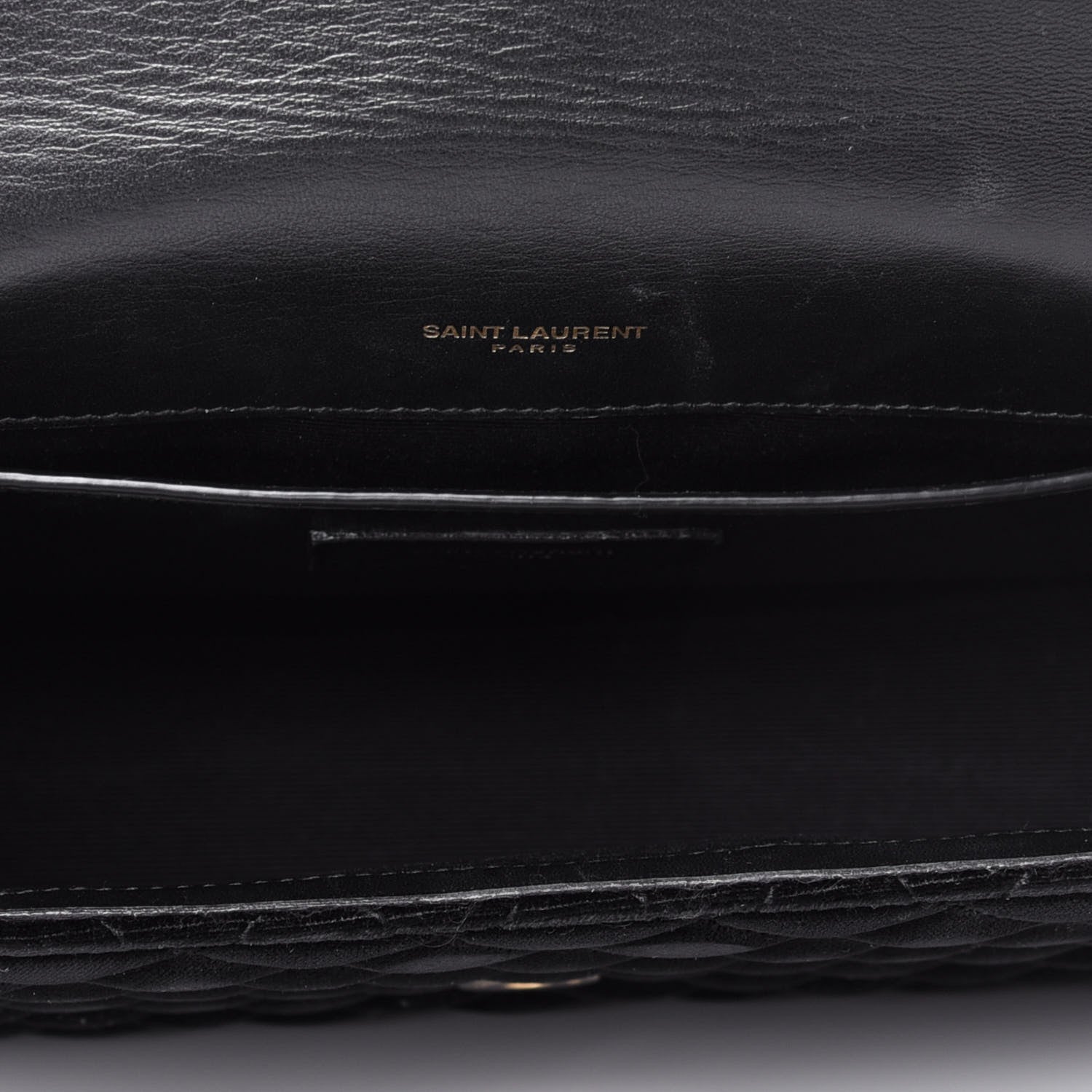 Saint Laurent Velvet Tri-Quilt Monogram Medium College Bag Black 5 of 9