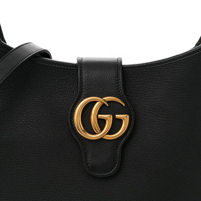 Gucci Goatskin Medium Aphrodite Shoulder Bag Black 8 of 11