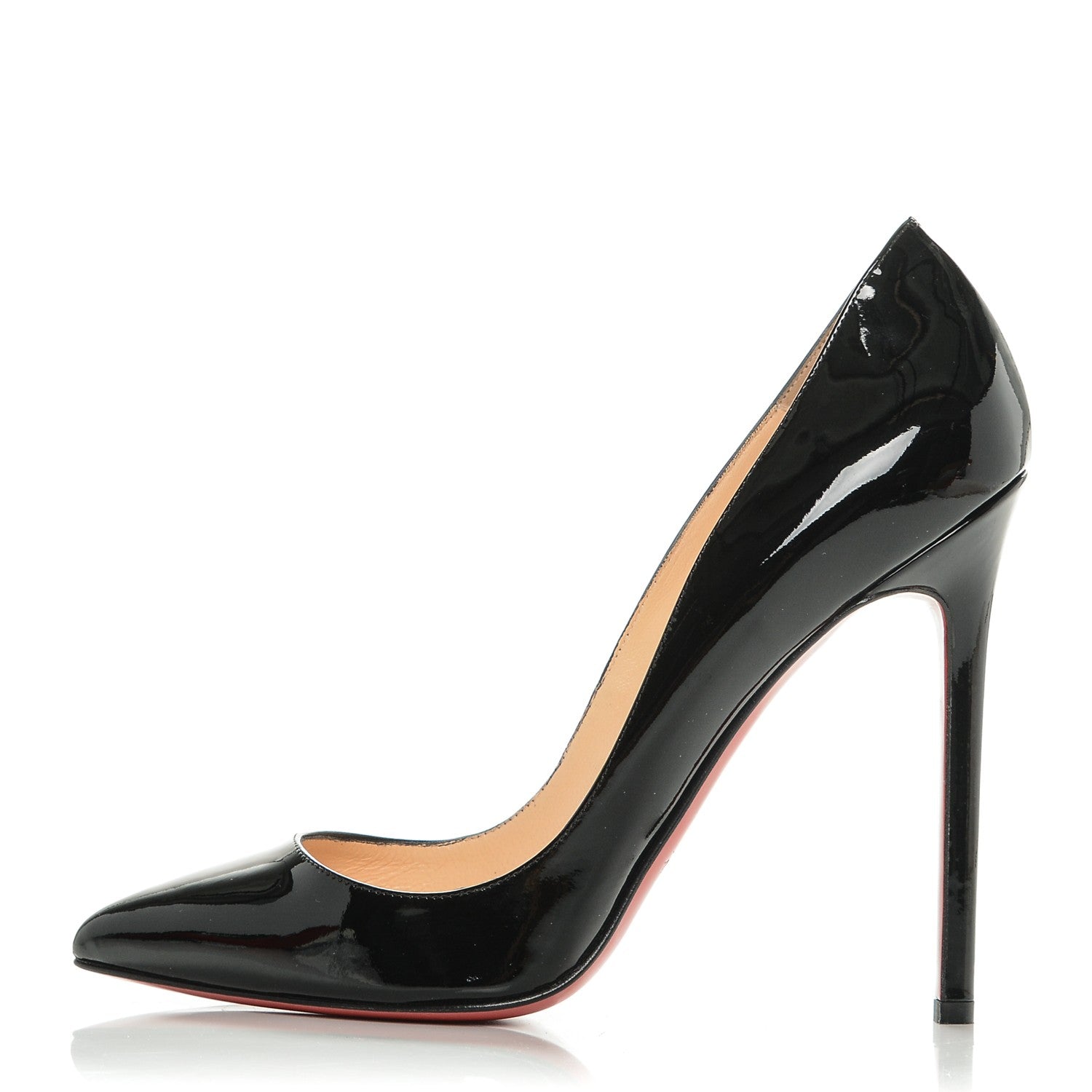 Christian Louboutin Patent Pigalle 120 Pumps 38.5 Black 1 of 7