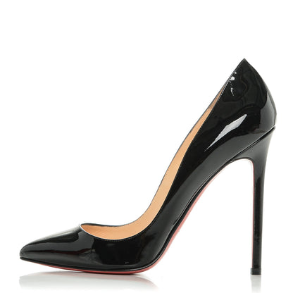 Christian Louboutin Patent Pigalle 120 Pumps 38.5 Black 1 of 7