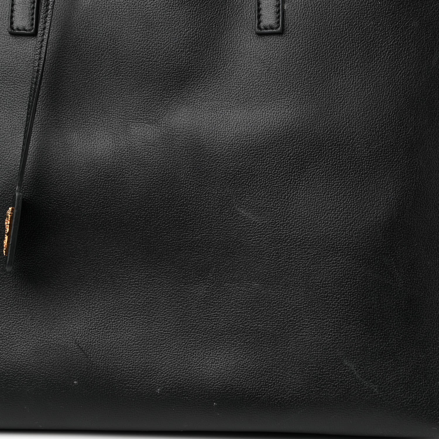 Versace Calfskin Virtus Tote Black 12 of 13