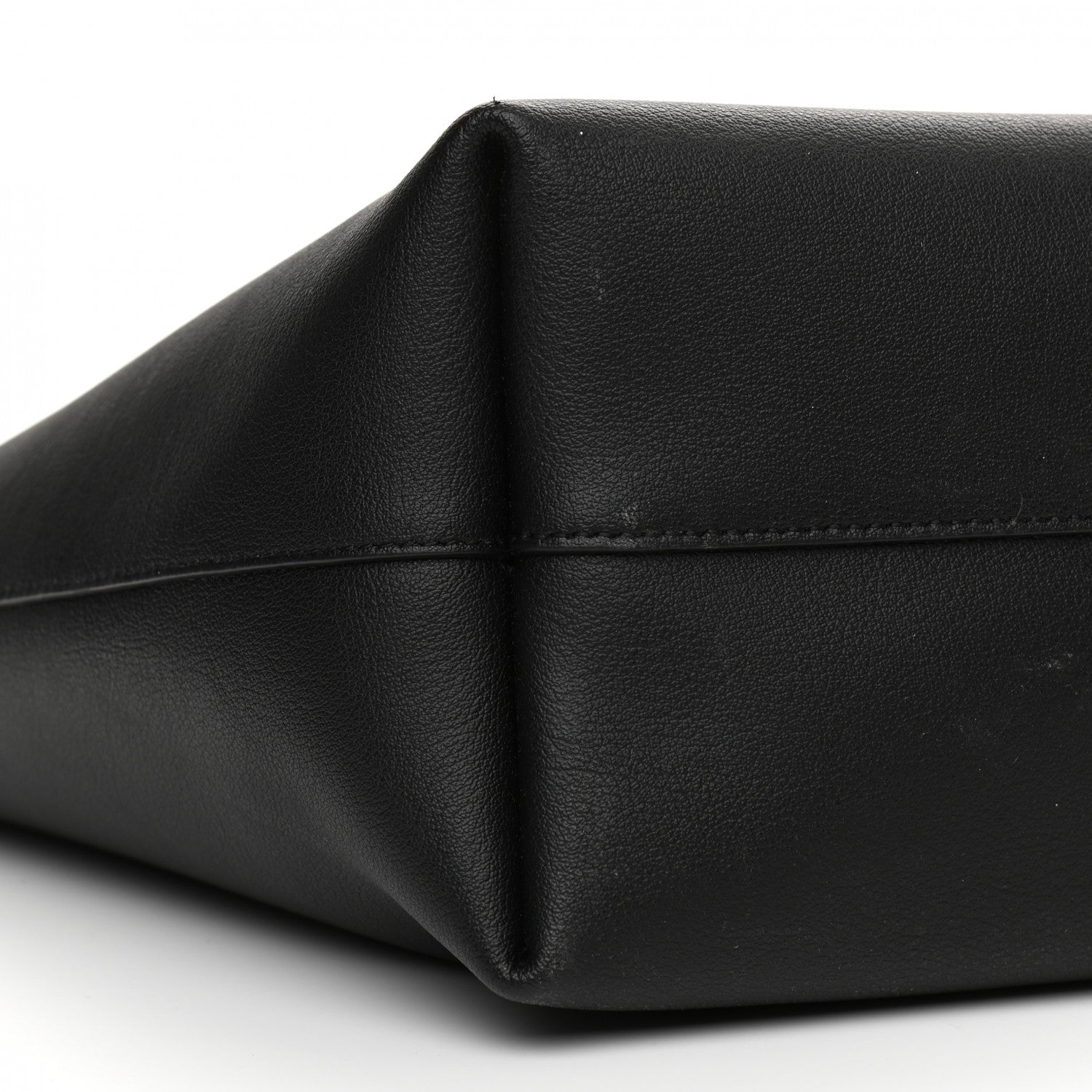 Saint Laurent Calfskin Large Shopping Tote Black 10 of 11