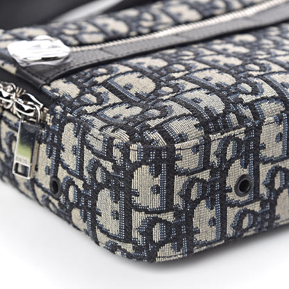 Christian Dior HOMME Oblique Safari Messenger Blue 8 of 10