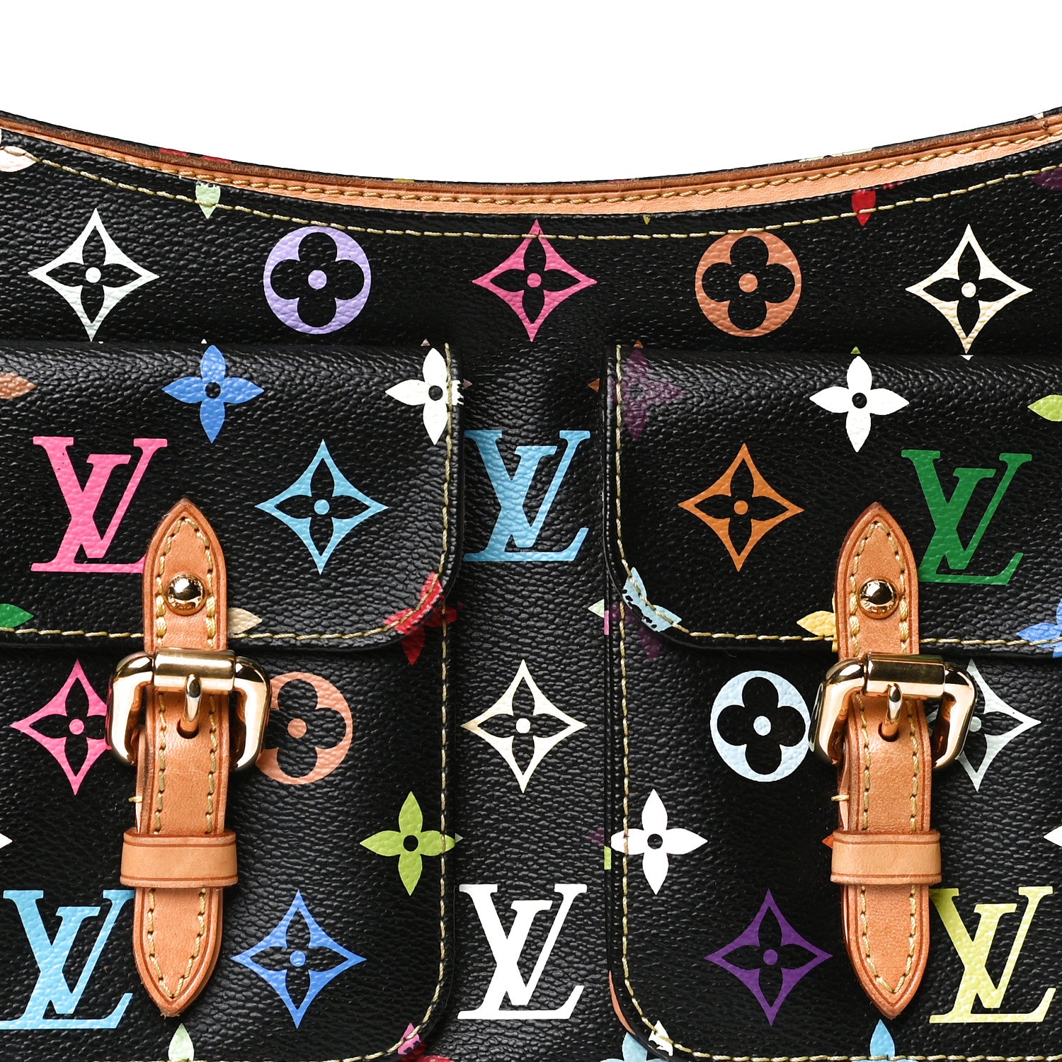 Louis Vuitton Monogram Multicolor Lodge PM Black 7 of 16