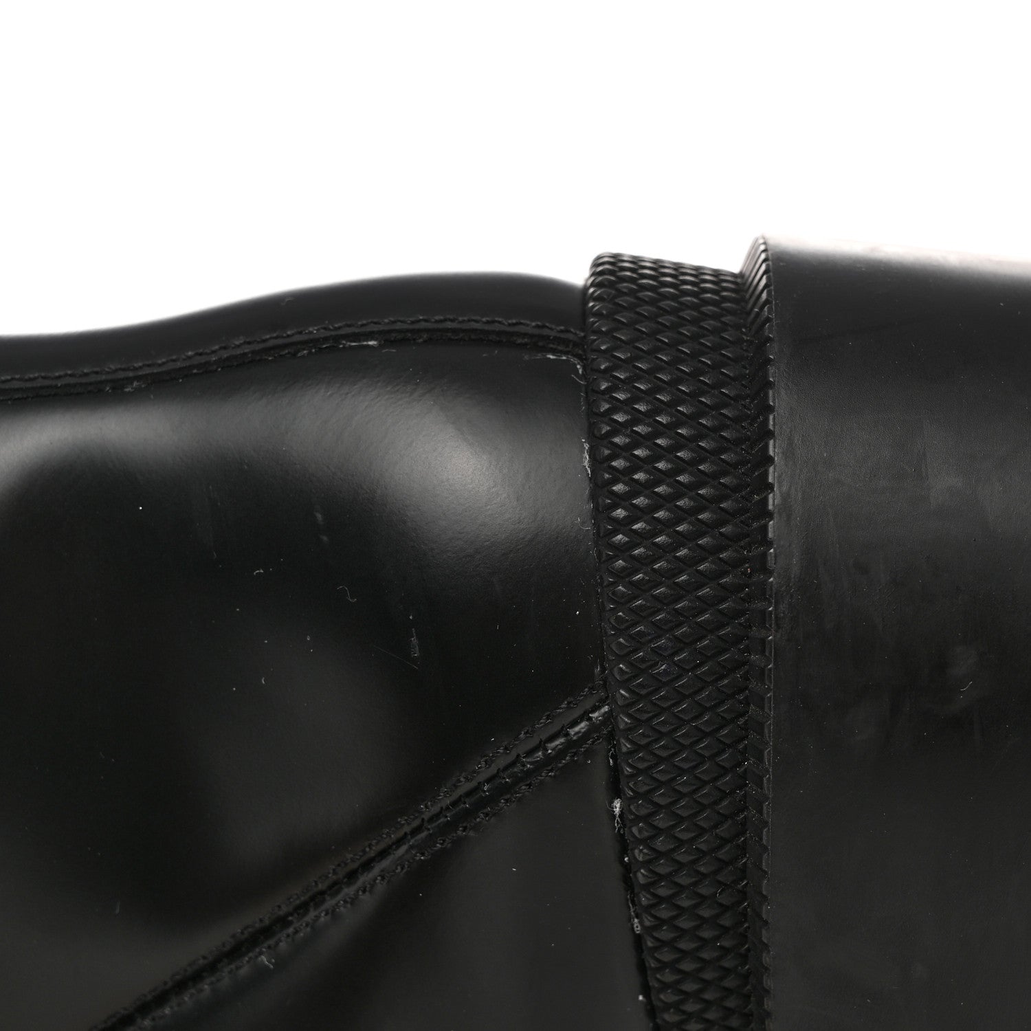 Gucci Calfskin Sylvie Web Womens Lace Up Combat Boots 38 Black 17 of 19