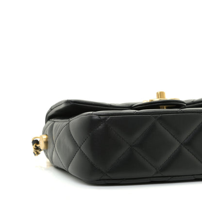 Chanel Lambskin Quilted Mini My Perfect Flap Black 5 of 12