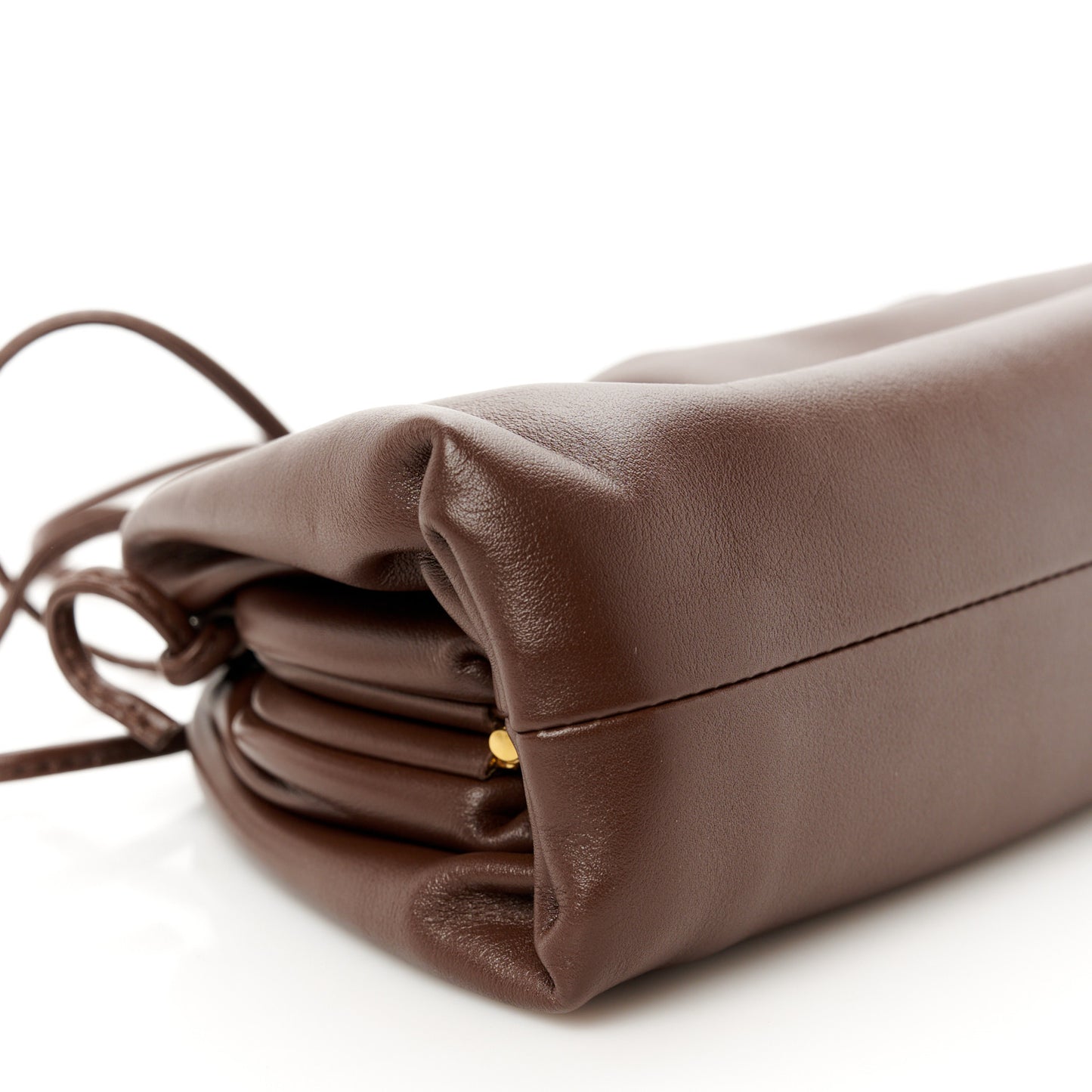 Butter Calfskin The Mini Pouch Kaki Fondente