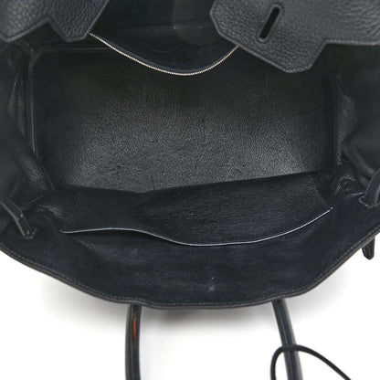 Hermes Taurillon Clemence Birkin 35 Black 5 of 15
