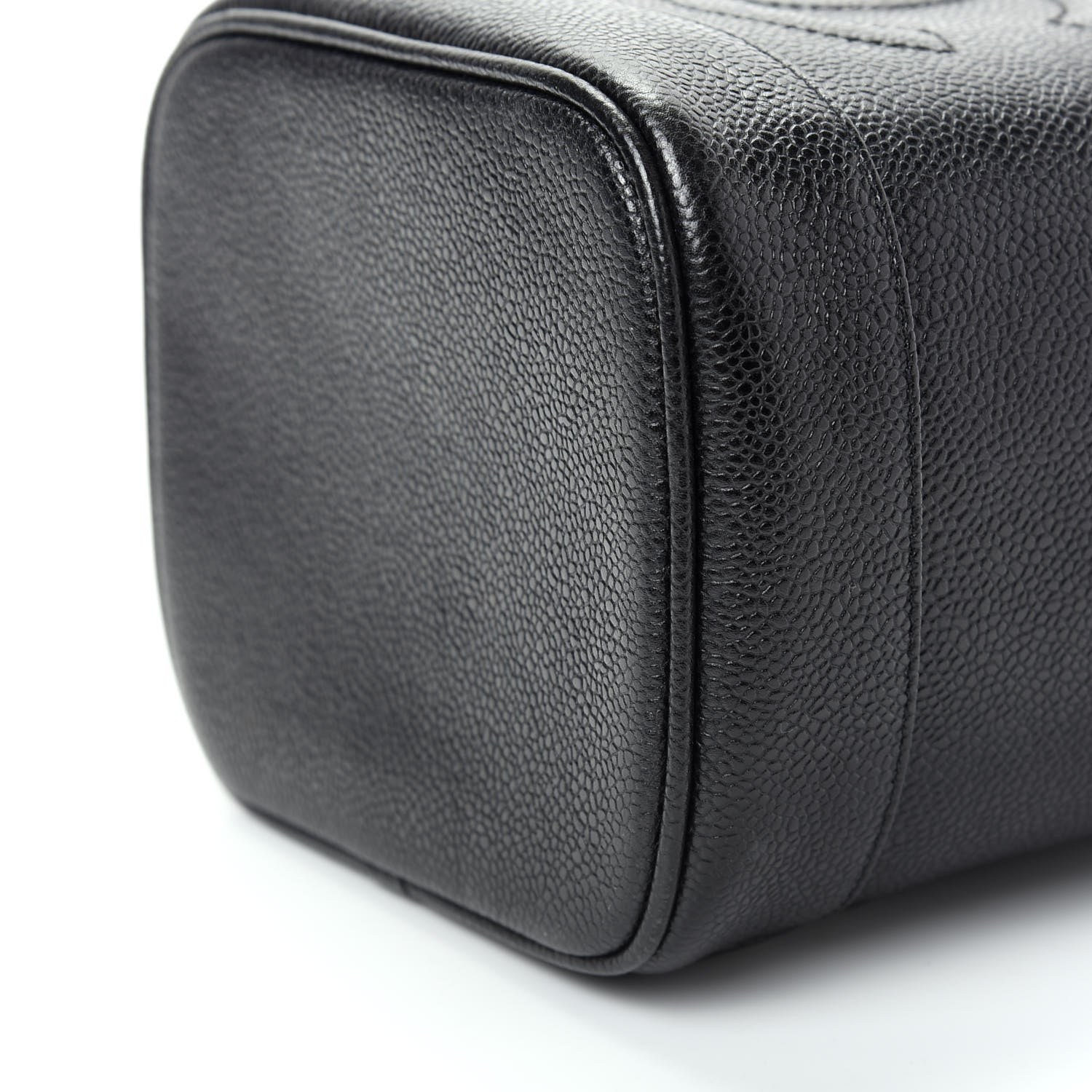 Chanel Caviar Cosmetic Vanity Bag Black 7 of 9