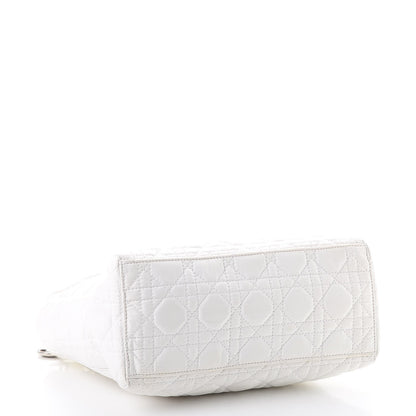 Christian Dior Nylon Cannage Medium Lady Dior White 4 of 15