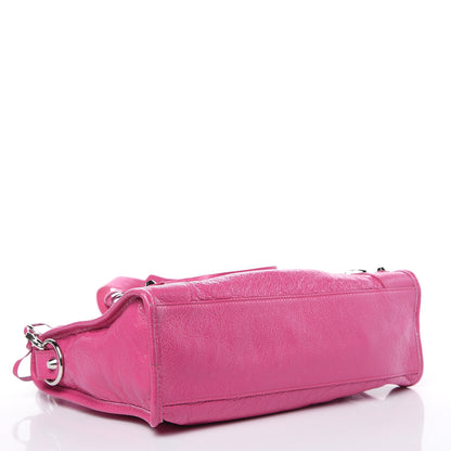 Balenciaga Agneau Classic Silver Hardware S City Rose Flamingo 4 of 15