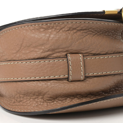Chloe Calfskin Mini Marcie Round Crossbody Bag Nut 9 of 11