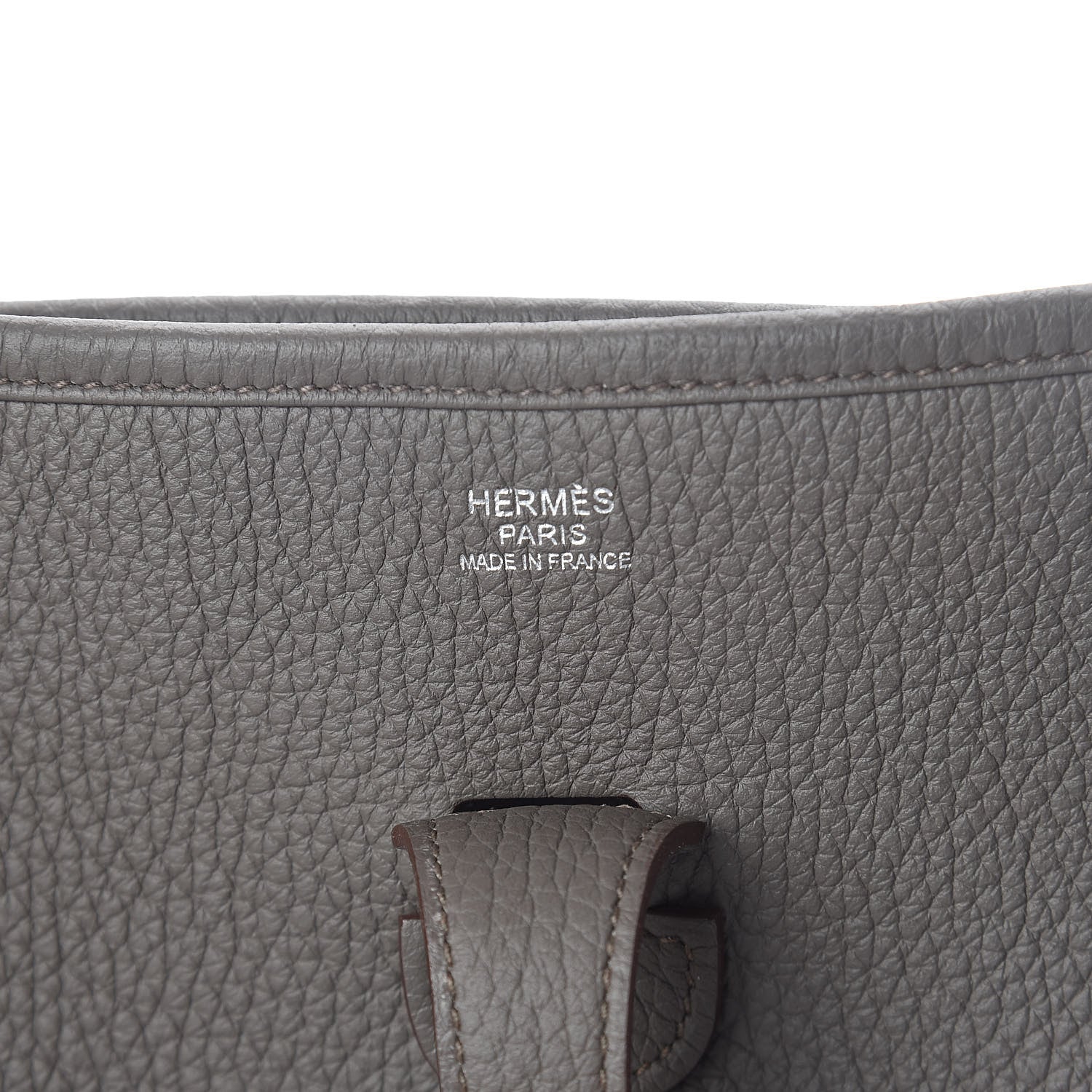 Hermes Taurillon Clemence Evelyne III PM Etain 6 of 9