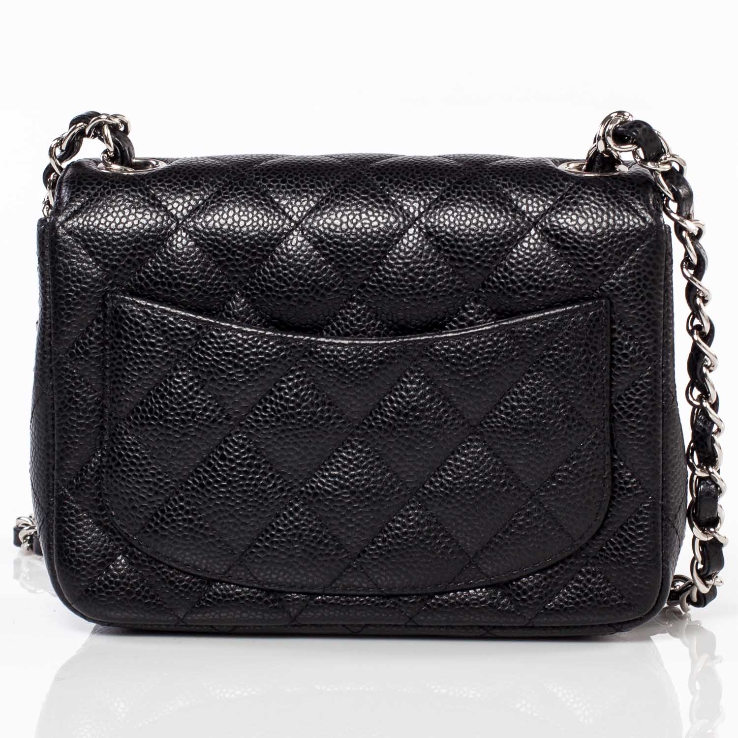 Chanel Caviar Quilted Mini Flap Black SHW 4 of 11