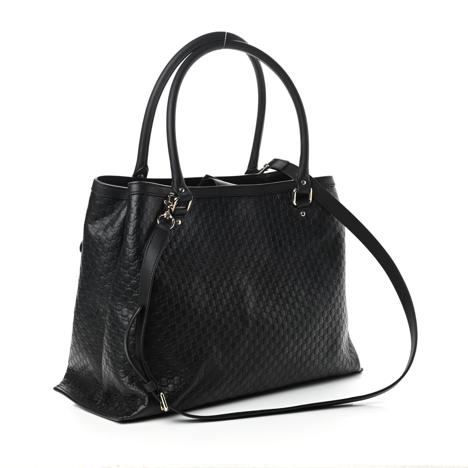 Gucci Soft Microguccissima Large Tote Black 3 of 10