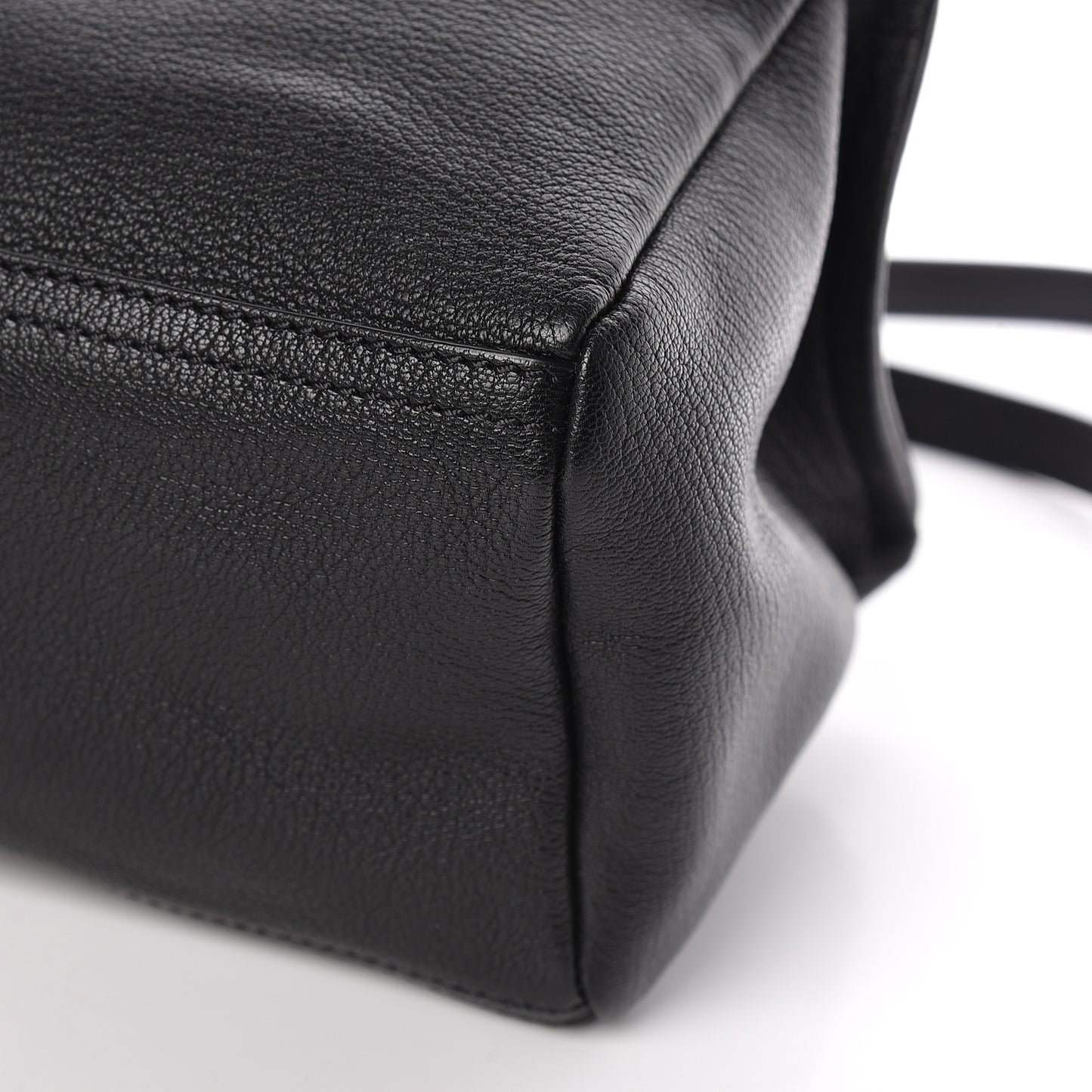 Sugar Goatskin Small Pandora Black