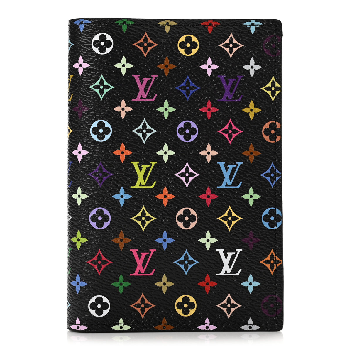 Louis Vuitton LV X TM Monogram Multicolor Passport Cover Black 1 of 7