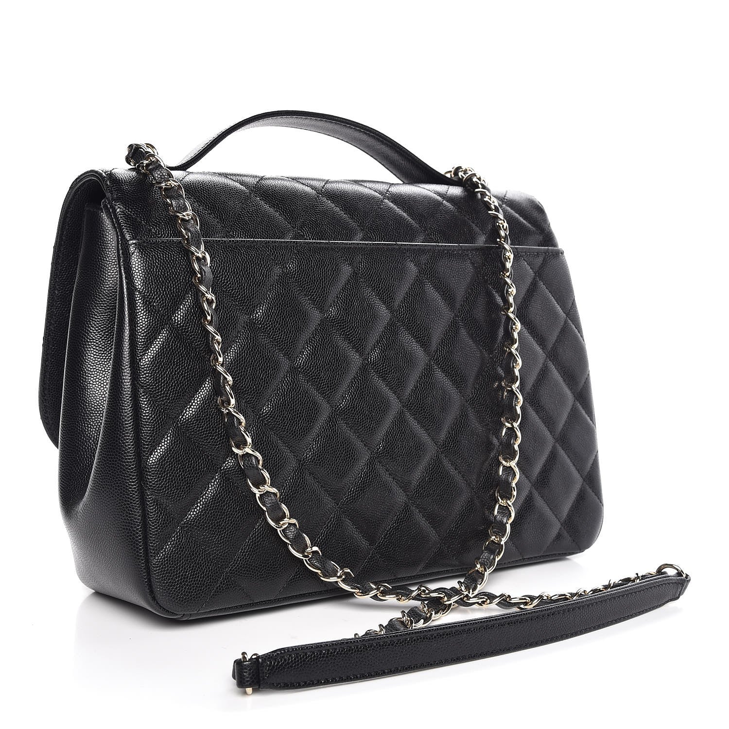 Chanel Caviar Quilted Large Business Affinity Flap Black 3 of 8