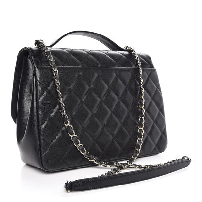 Chanel Caviar Quilted Large Business Affinity Flap Black 3 of 8