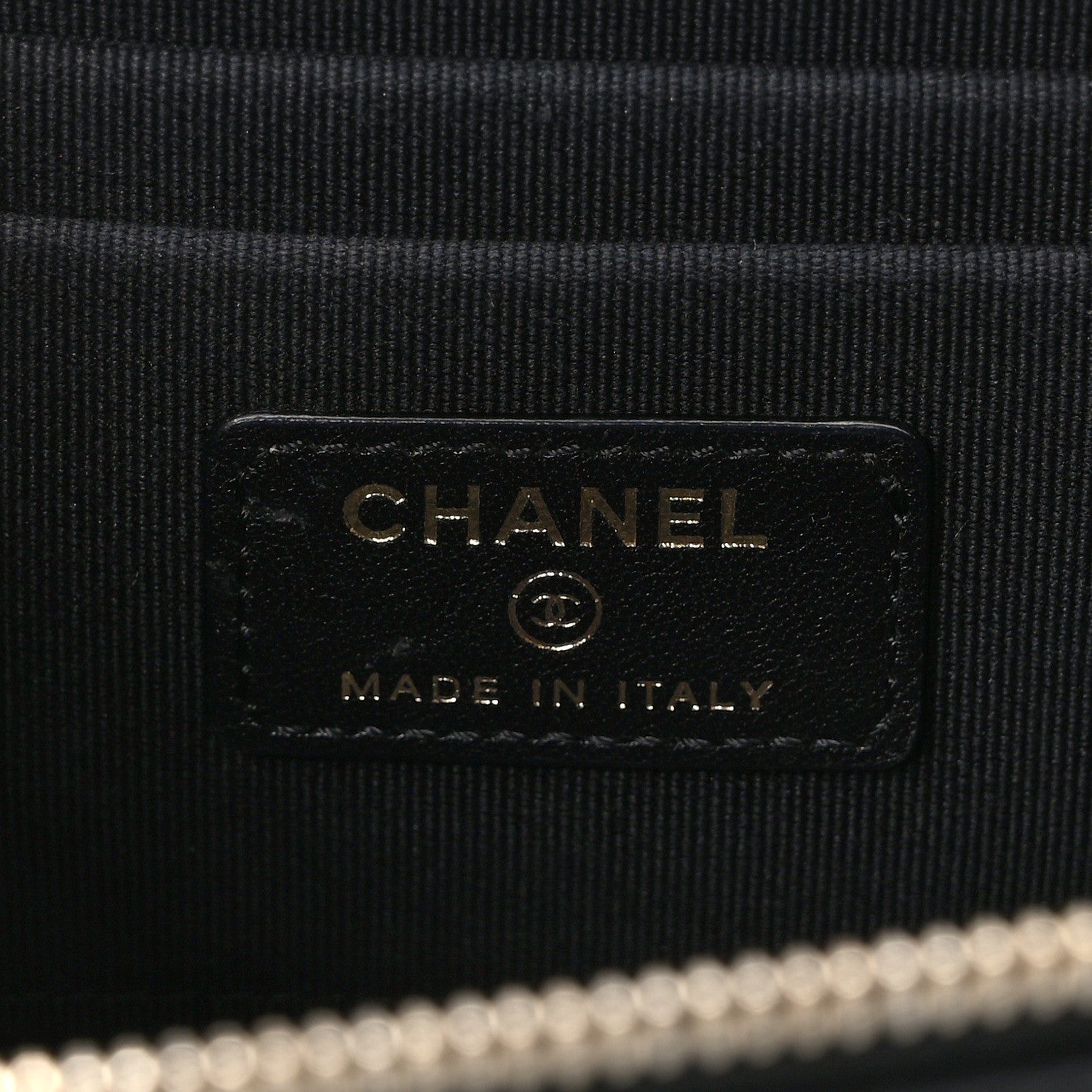 Chanel Lambskin Quilted Small Top Handle Vanity Case With Chain Black 5 of 12