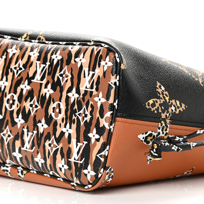 Louis Vuitton Monogram Giant Jungle Neverfull MM Black 9 of 9