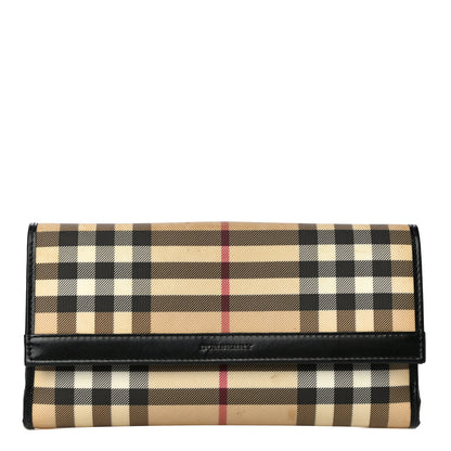 Burberry Nova Check Continental Wallet Black 1 of 22