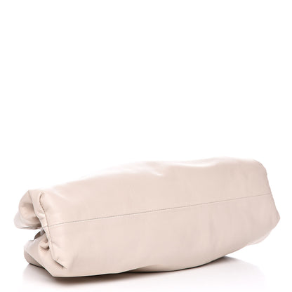 Bottega Veneta Smooth Butter Calf The Pouch Oversized Clutch Mist 4 of 11