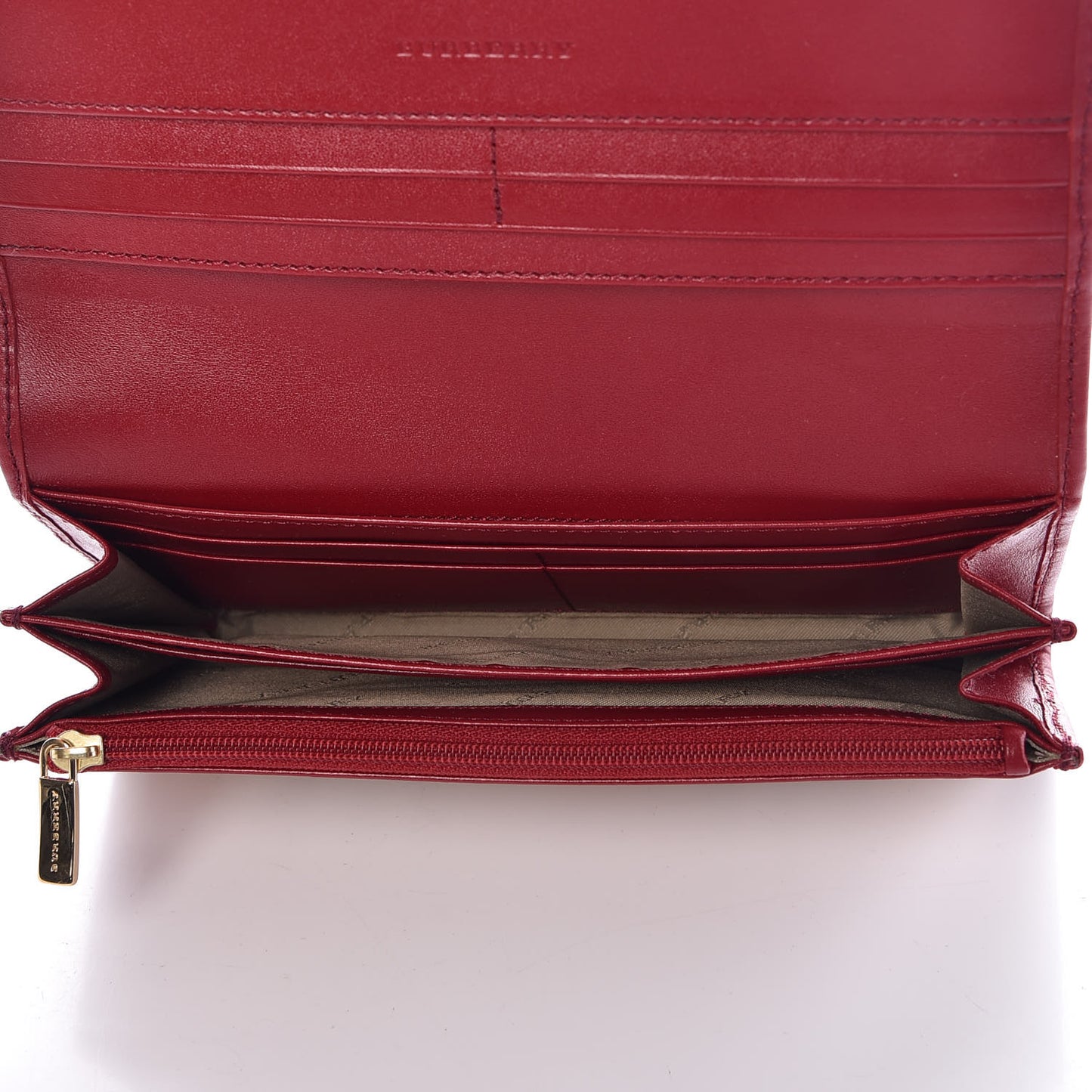 Haymarket Check Penrose Continental Wallet Military Red