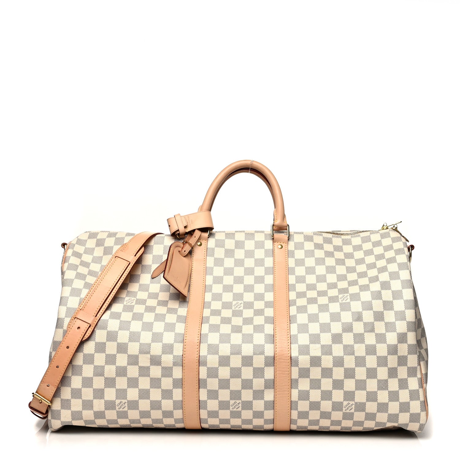 Louis Vuitton Damier Azur Keepall Bandouliere 55 1 of 18