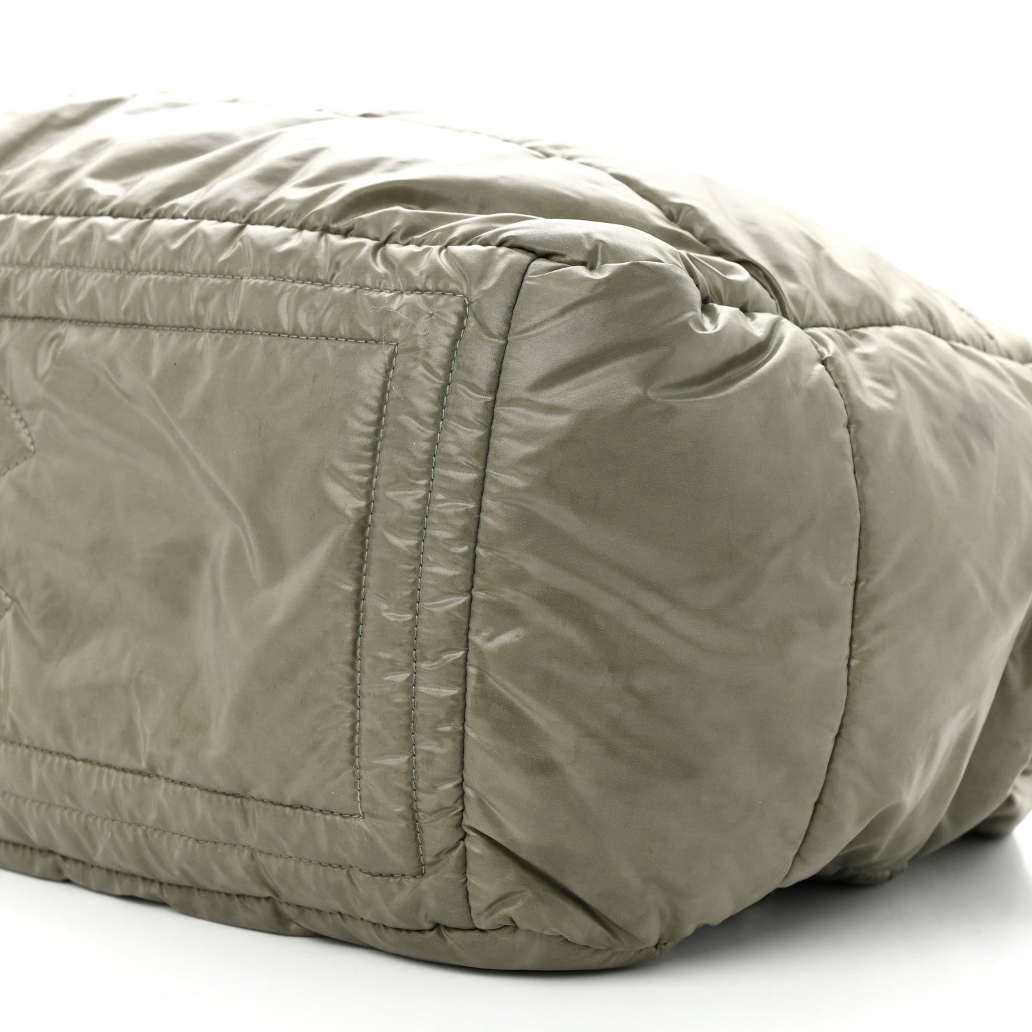 Chanel Nylon Quilted Small Coco Cocoon Reversible Tote Gray 16 of 23
