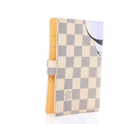 Louis Vuitton Damier Azur Balloon Illustre Small Ring Agenda Cover 3 of 6
