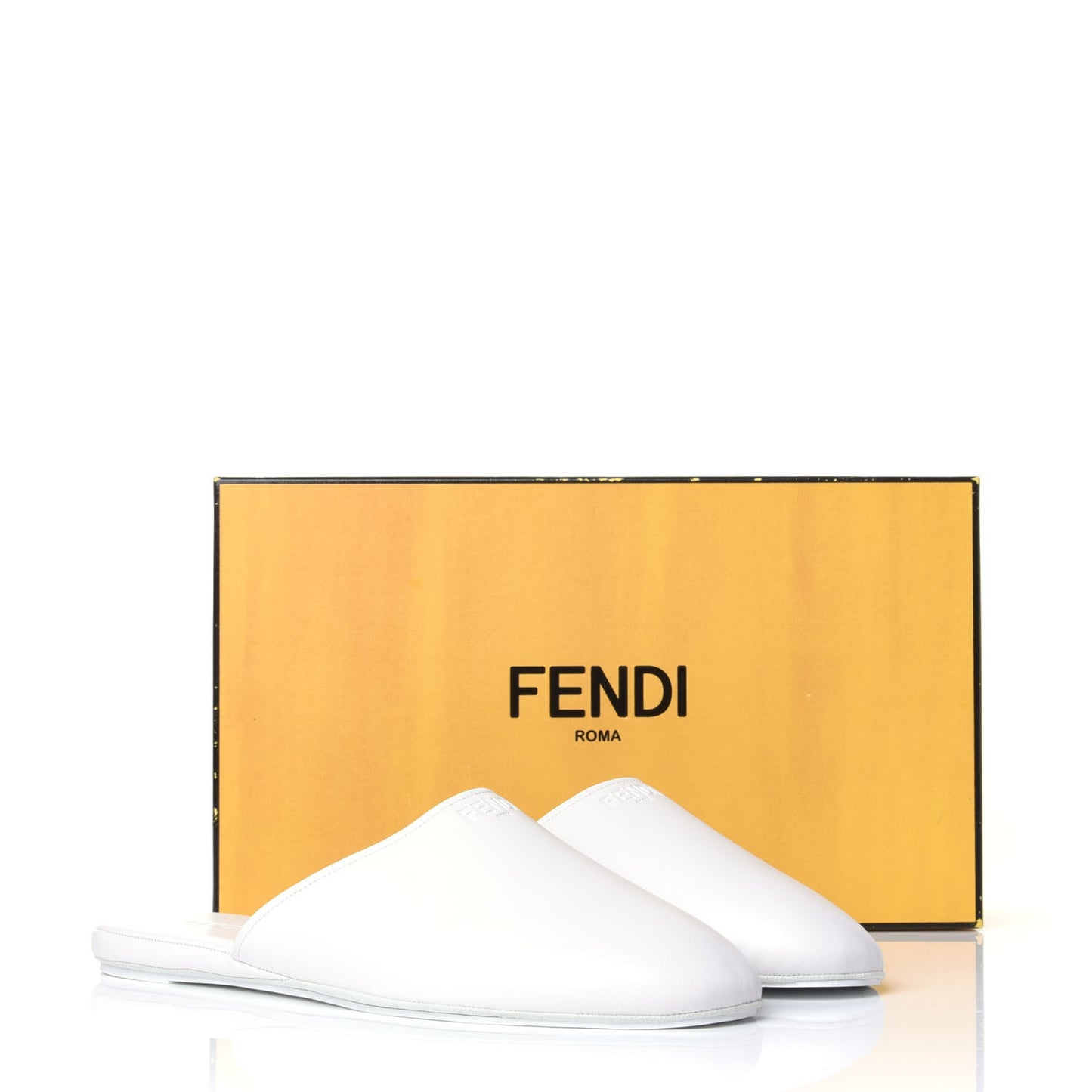 Nappa Mens Slippers 11 White