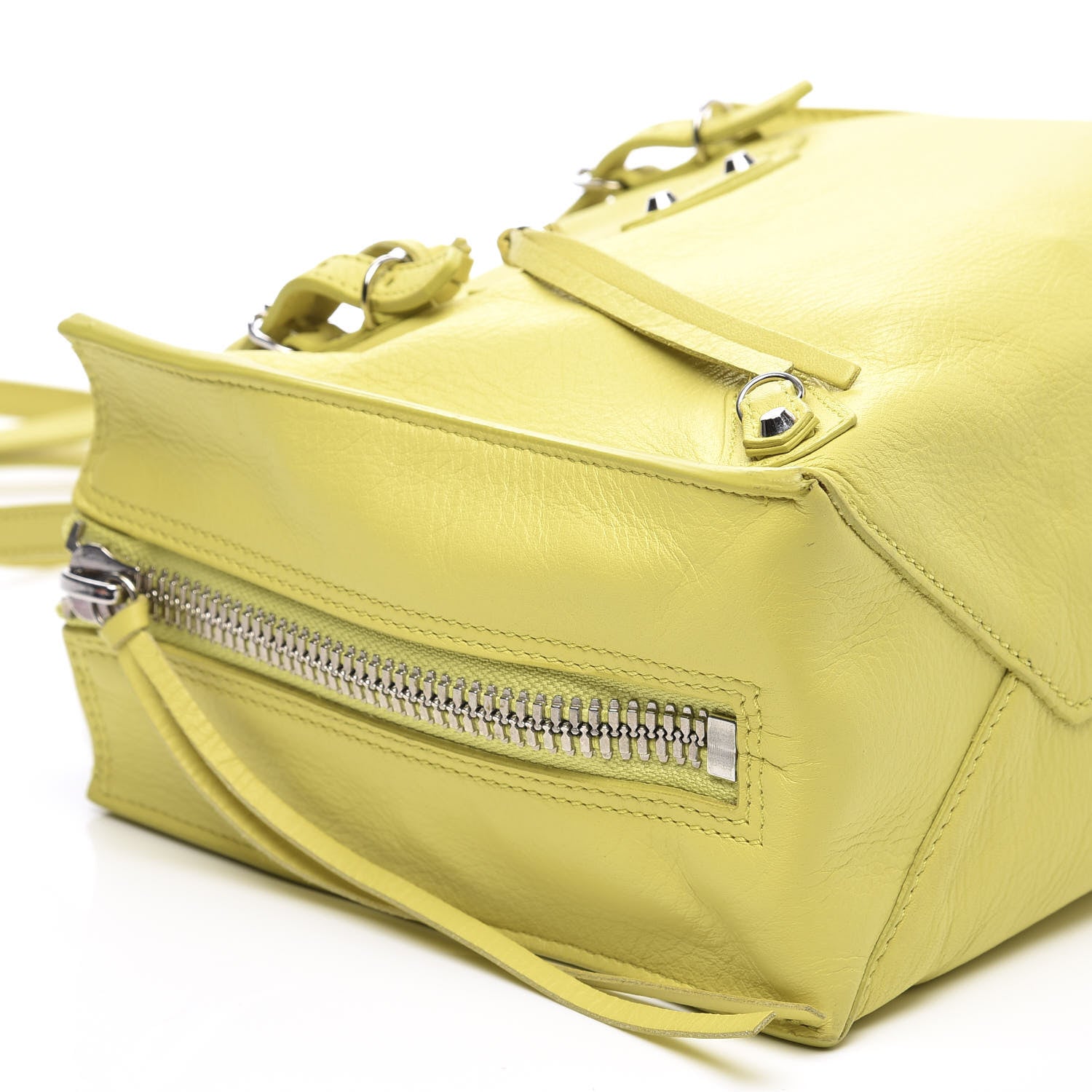 Balenciaga Calfskin Papier Mini A4 Jaune Poussin 8 of 11