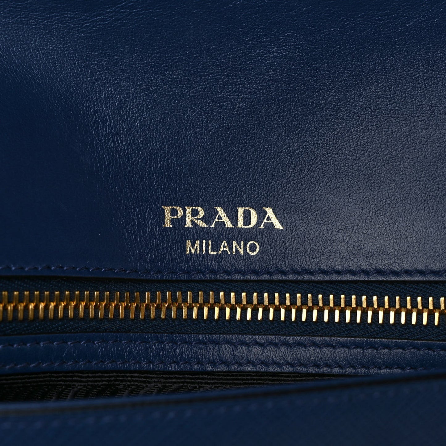 Saffiano Flap Shoulder Bag Bluette