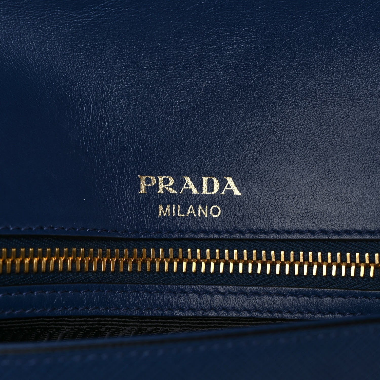 Prada Saffiano Flap Shoulder Bag Bluette 6 of 9