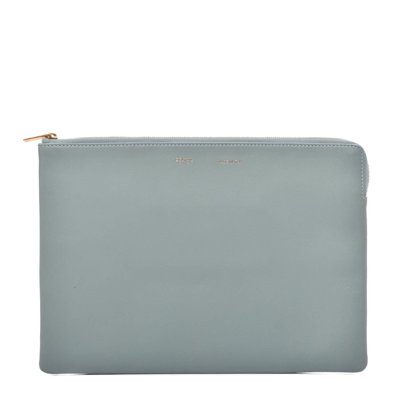 Celine Cloudy Lambskin Solo Zip Pouch 1 of 8