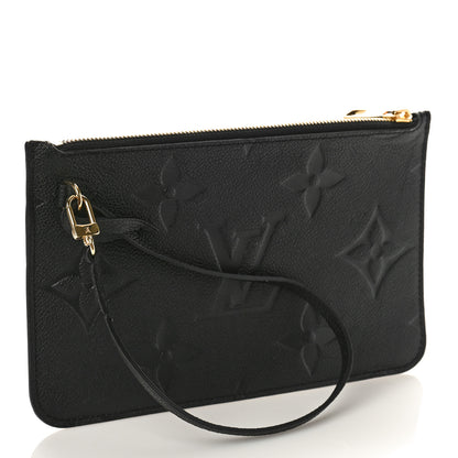 Louis Vuitton Empreinte Monogram Giant Neverfull MM Pochette Black 3 of 8